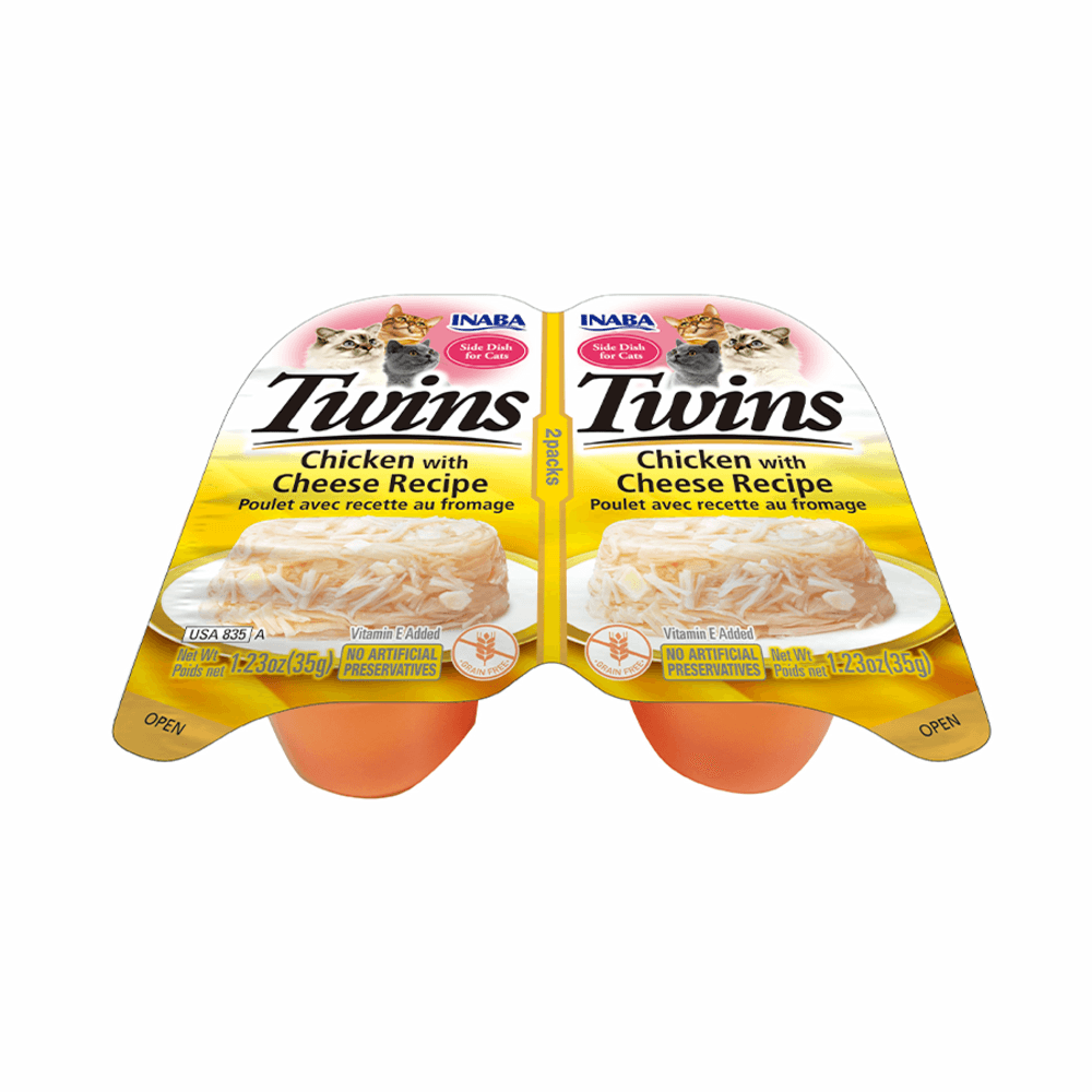 Snack Cat Twins Pollo y Queso para Gato Inaba 2 x 35 g