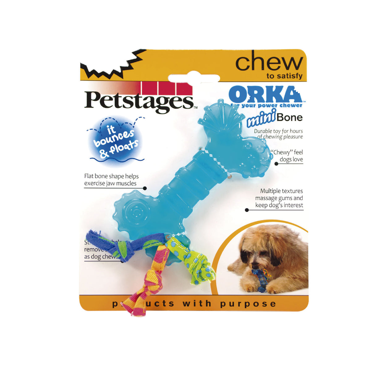 Juguete Orka Hueso Mini Petstages Único