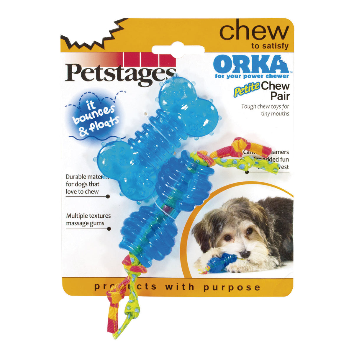 Juguete Orka Pack X 2 Mini Pet Petstages Único