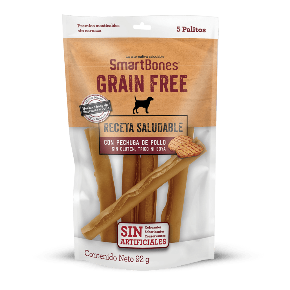 Snack Smartsticks Grain Free para perro Smartbones 5 u
