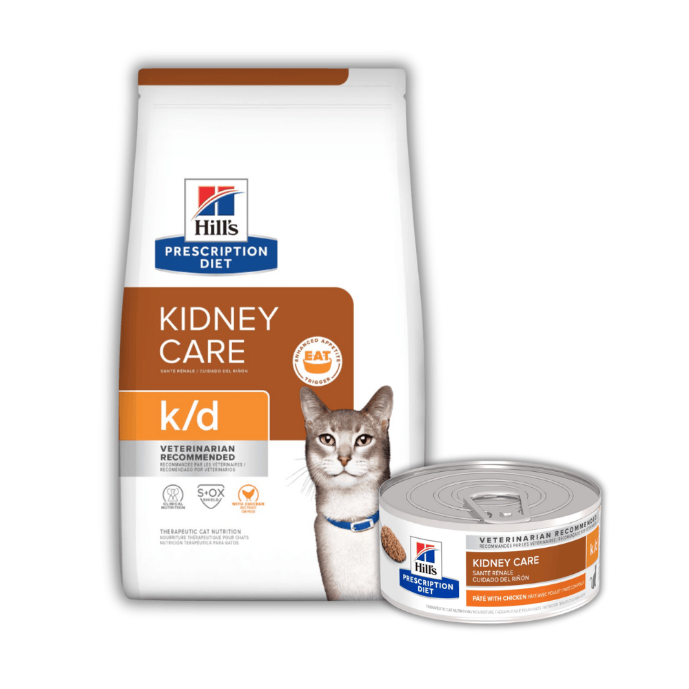 Combo Hill’s Prescription Diet k/d Renal Gato: Seco + Húmedo 1 u