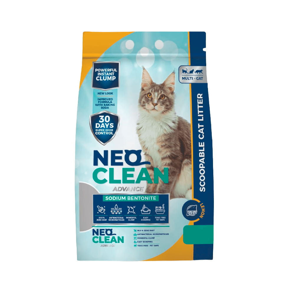 Arena Para Gato Neo Clean con olor a limón 8,30 kg