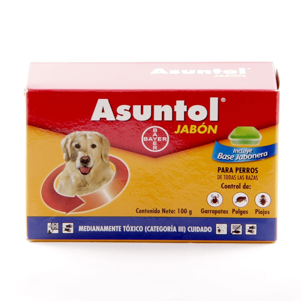 Jabón Para Perro Asuntol Anti Pulgas Y Garrapatas 1 u