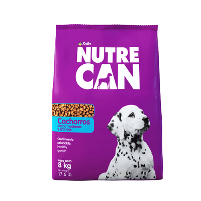 Alimento Para Perro Nutrecan Cachorro Raza Mediana y Raza Grande 8 kg