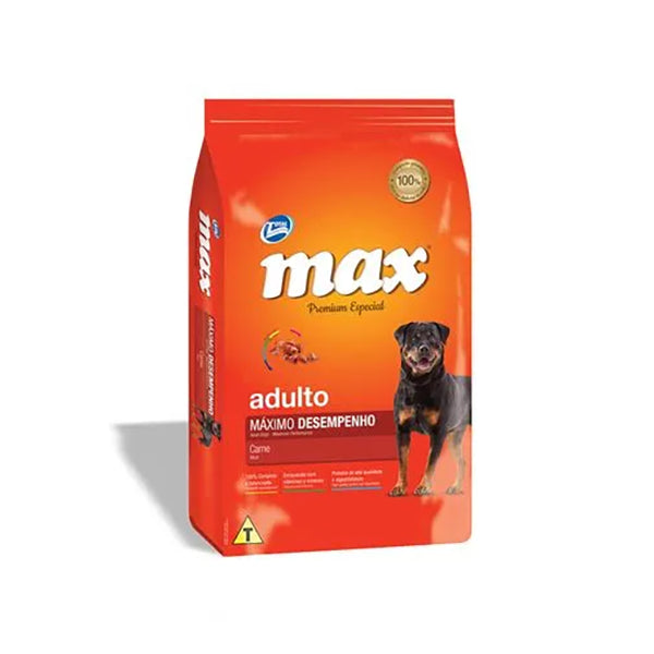 Max Premium Especial Adultos Máximo Desempeño Carne - 15 Kg