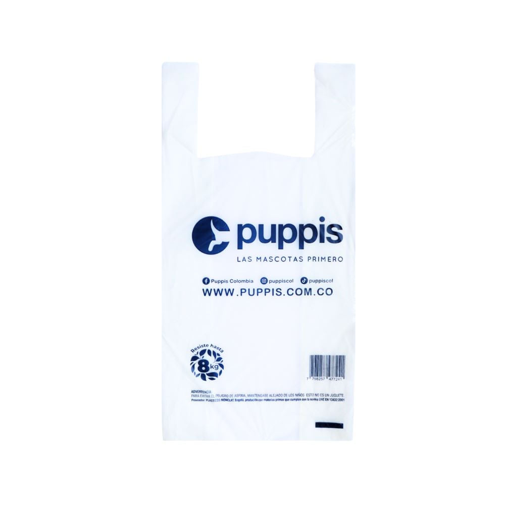 Bolsa Compostable Reutilizable Puppis Para Punto De Pago 56 x 30 cm