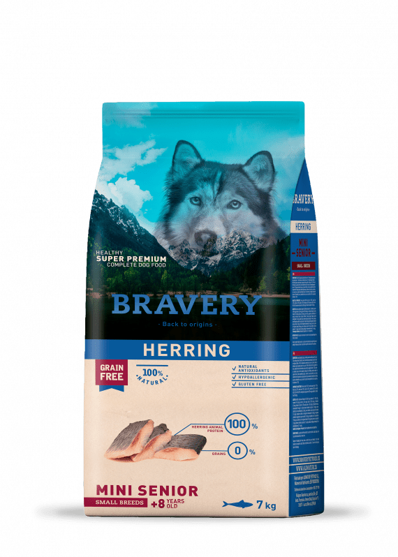 Bravery Herring Mini Senior Small Breeds 7 kg