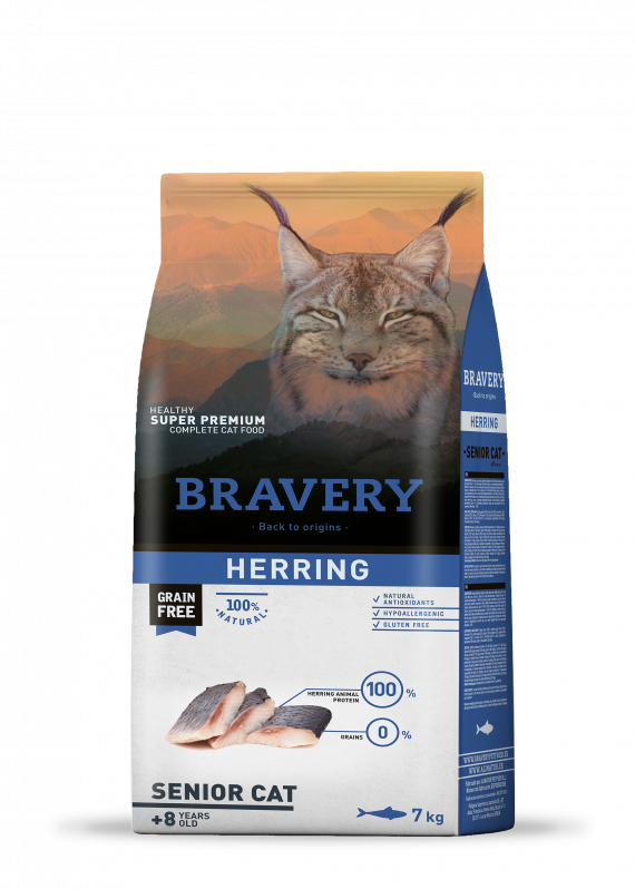 Bravery Herring Senior Cat 7 kg