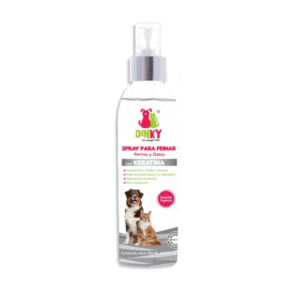 Spray Para Perro Y Gatos Dinky Keratina 150 ml