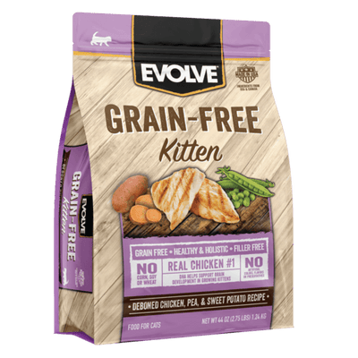 Alimento Seco Para Gato Evolve Grain-Free Kitten Pollo 2,75 lb