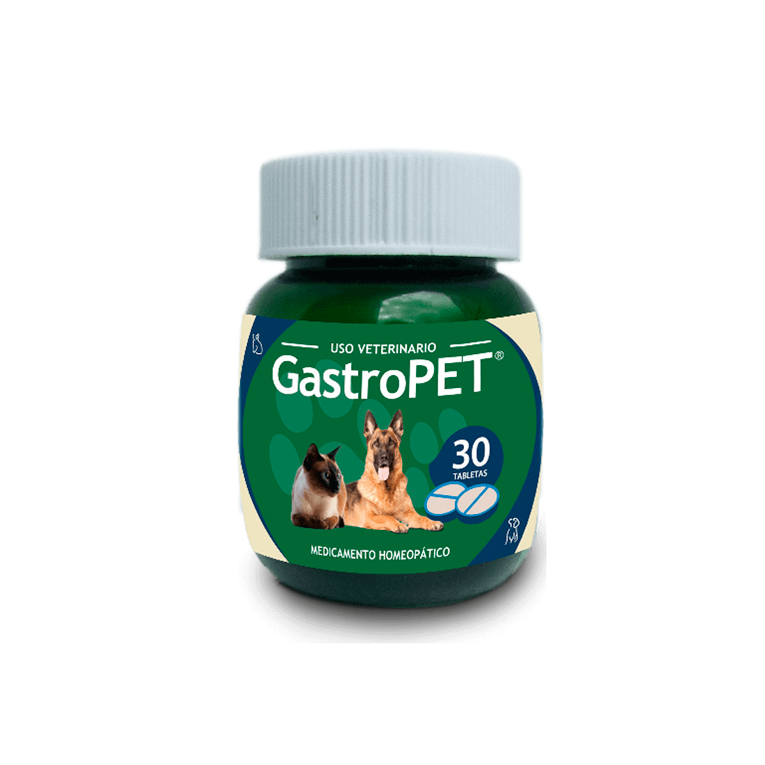 Medicamento Homeopático Gastropet 30 Tab