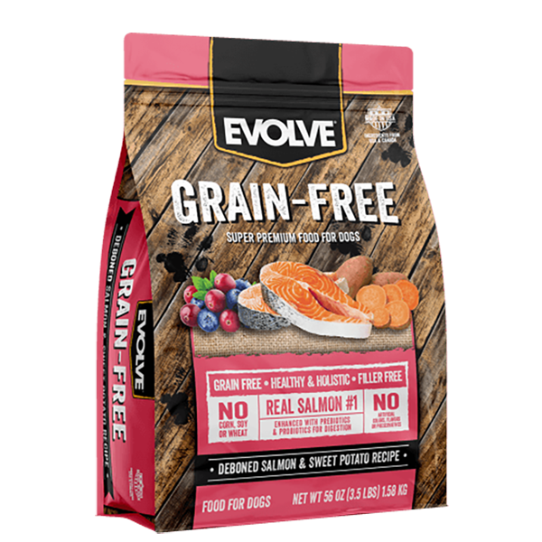 Evolve - Salmon & Sweet Potato Recipe Dog