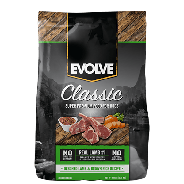 Evolve - Deboned Lamb & Brown Rice Recipe Dog Adult