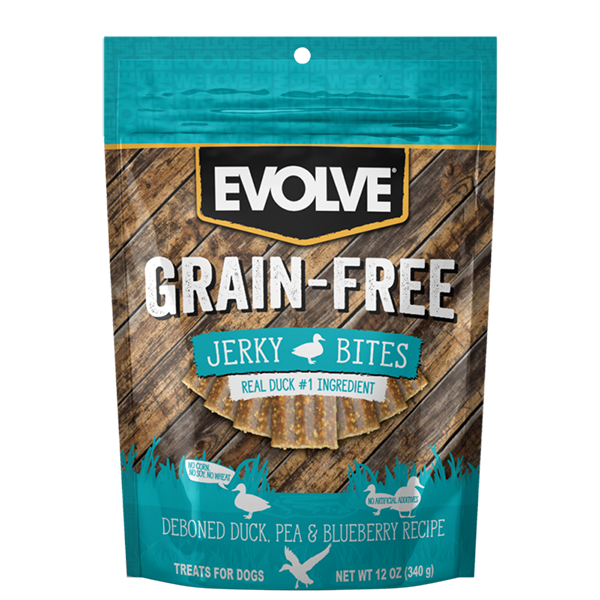 Evolve Dog Snack Grain Free Jerky Duck - Pato