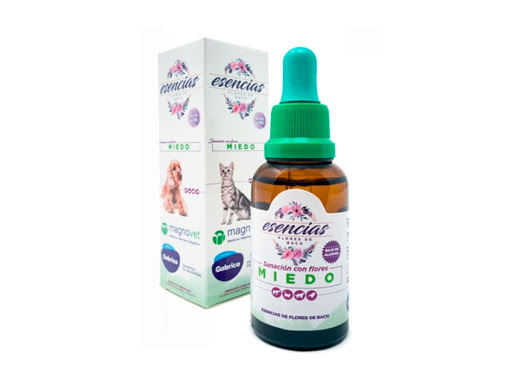 Esencia Floral Para Mascotas Miedo Gotas 30 ml