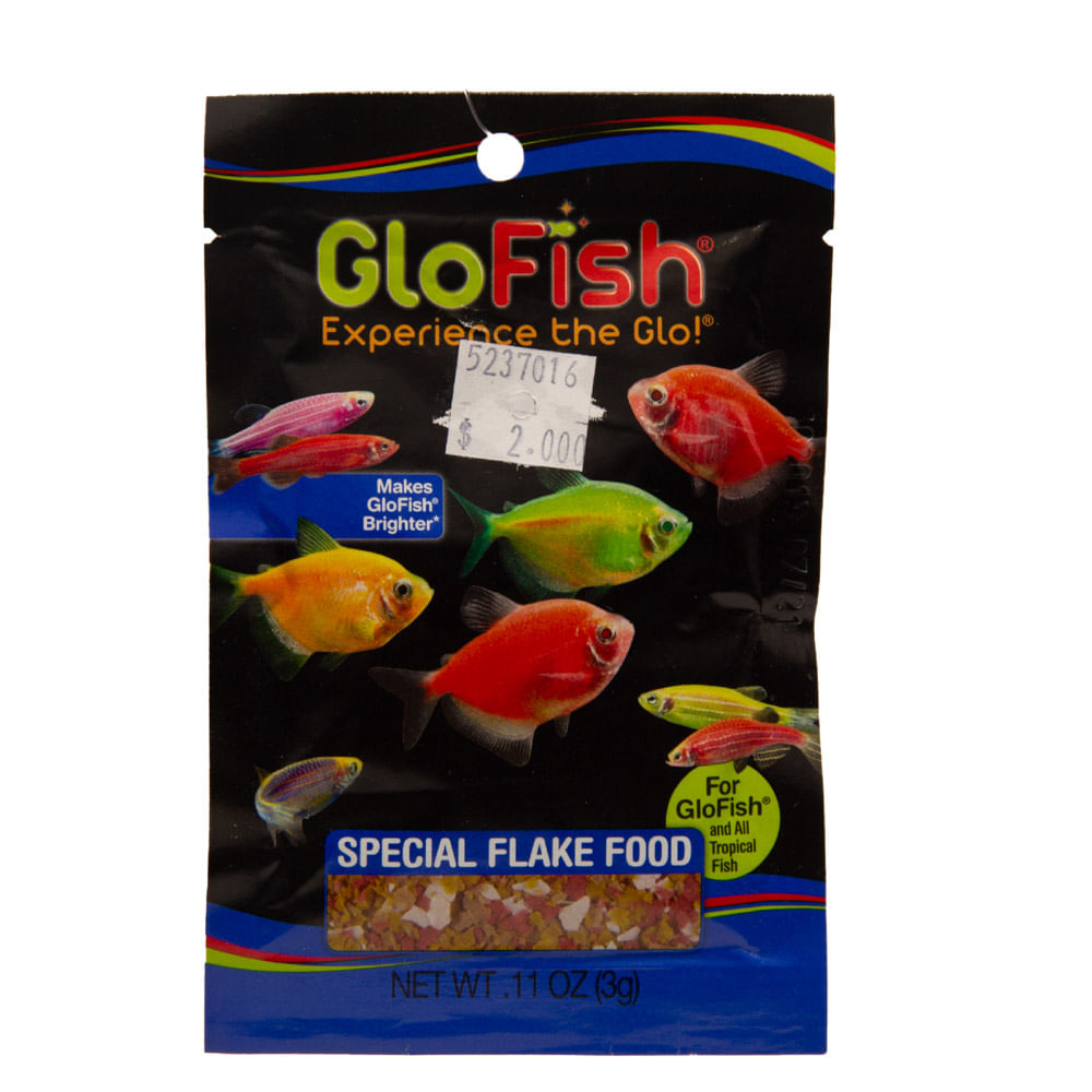 Alimento Para Peces Tetra Glofish Flakes 3 g
