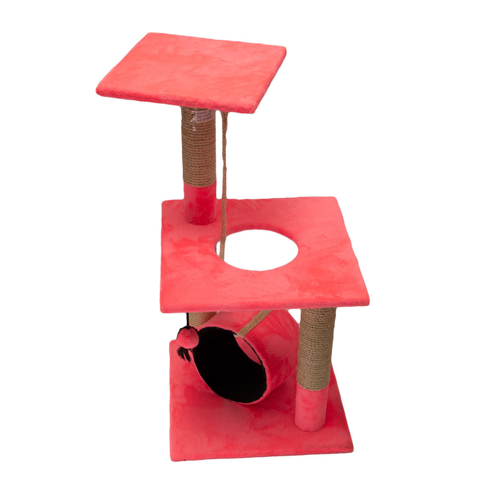 Gimnasio Para Gato Dos Niveles (Colores Surtidos) Único
