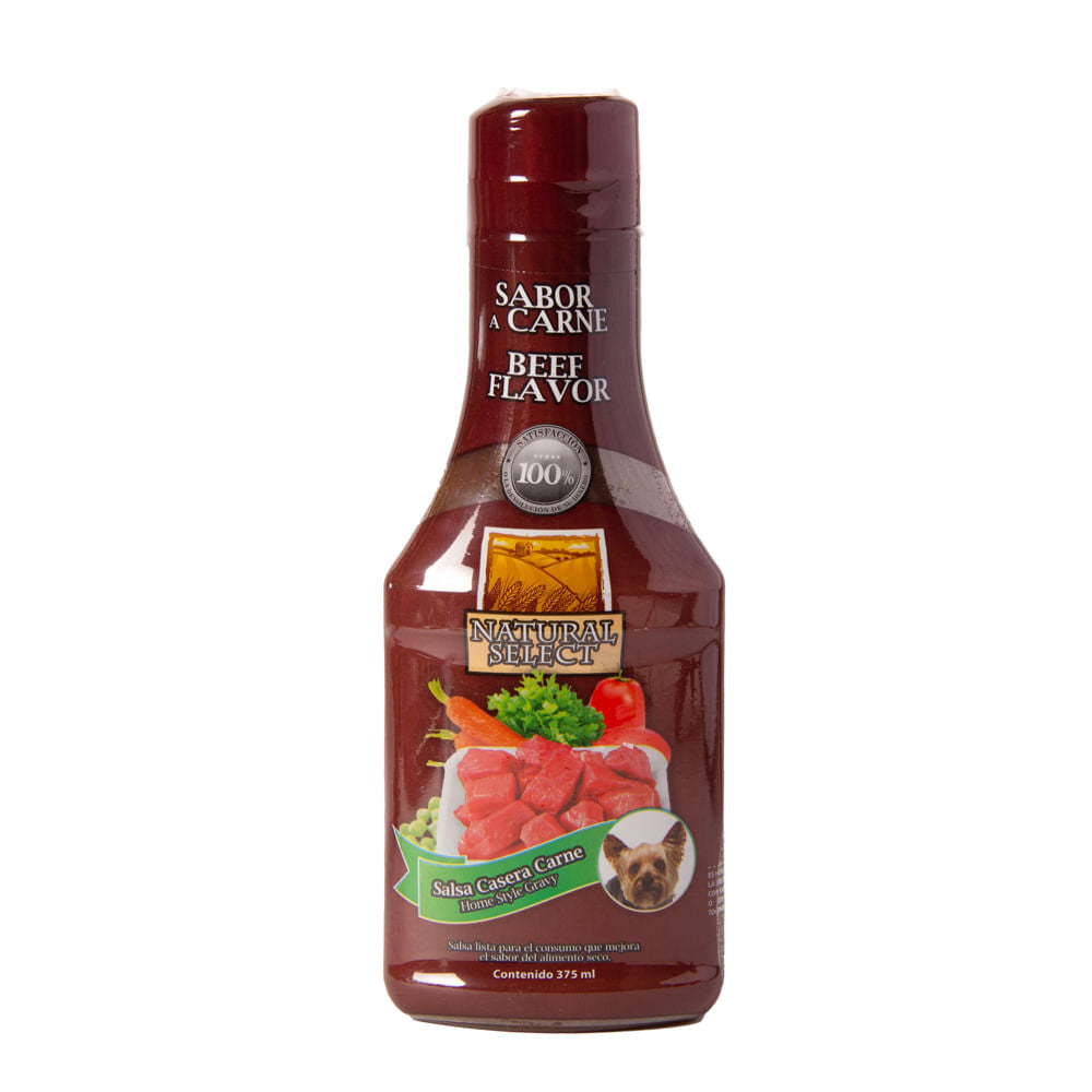 Salsa Para Perro Sabor Carne 375 ml