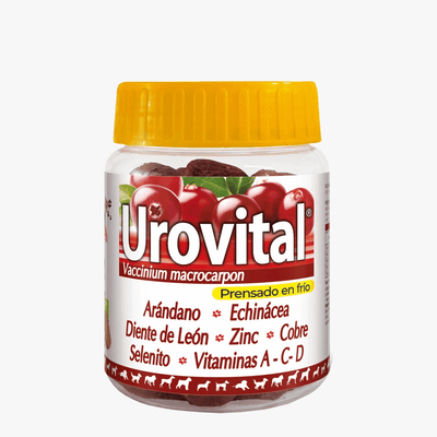 Suplemento urinario Urovital para mascota Natural Freshly 60 comp