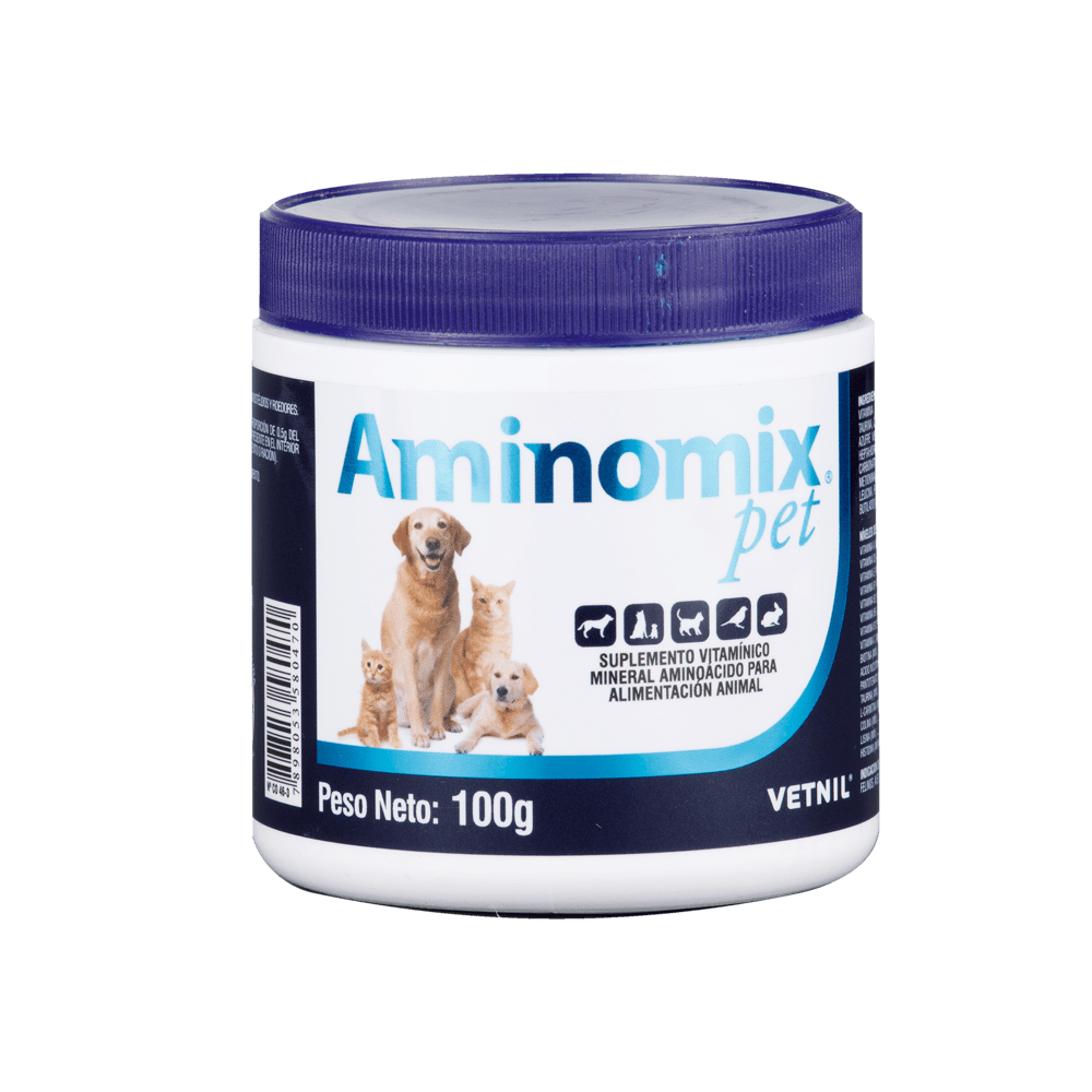 Suplemento Vitamínico Para Mascotas Aminomix Pet 100 g