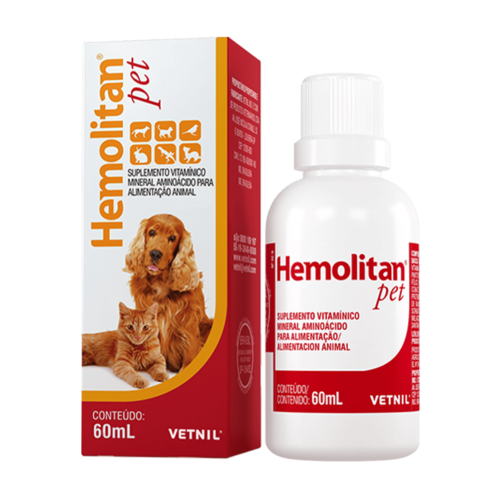 Multivitamínico para Mascotas Hemolitan 60 ml