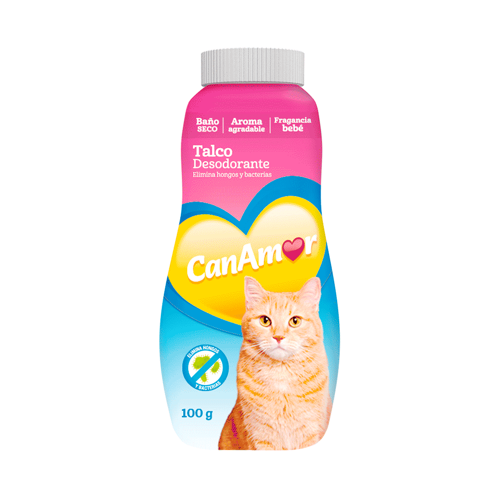 Talco Para Gato Canamor Desodorante 100 g