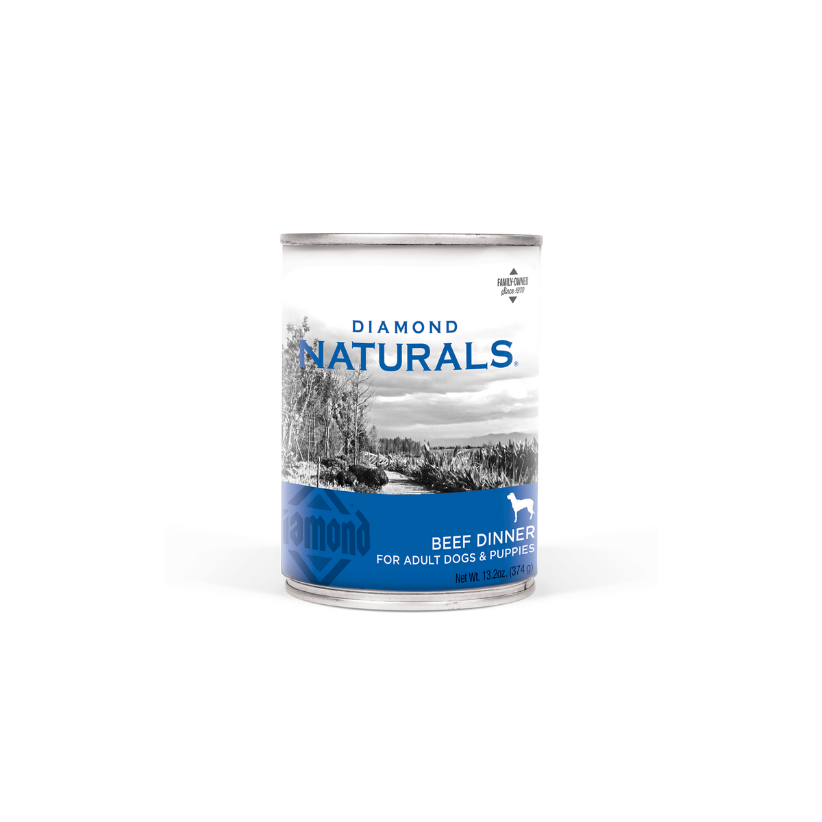 Diamond Naturals Beef Dinner lata para perros y cachorros