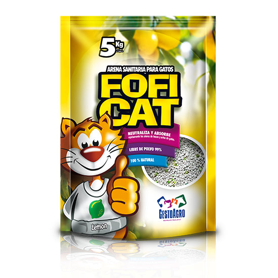 Arena Sanitaria Fofi Cat Lemon