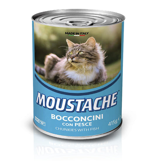 Alimento húmedo Moustache Bocados con pescado