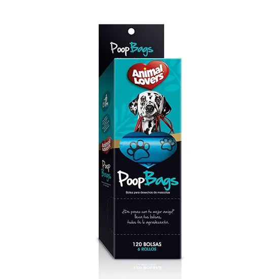 Poop Bags Animal Lovers Caja x 6 Rollos
