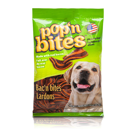 Snack Pop'n Bites Dog Bacn Bites Lardons