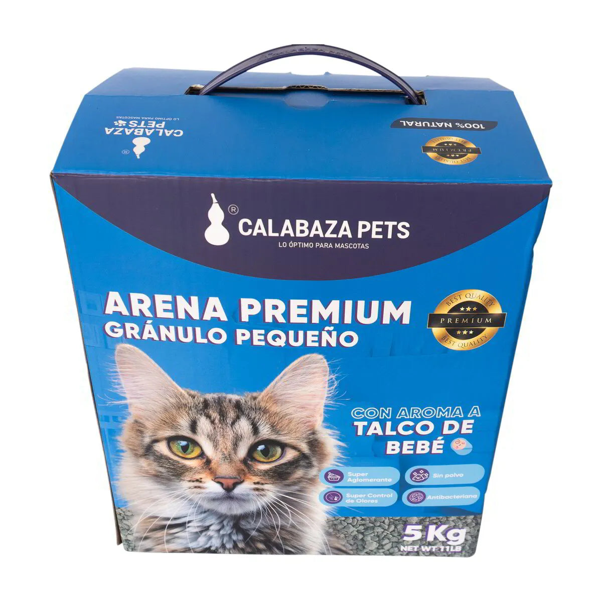 PR36 Calabaza Pets Arena Premium Talco de Bebé