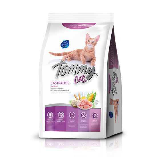 Alimento seco Tommy Cats Adultos Castrados