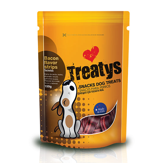 Snack Treatys Bacon Flavor Strips