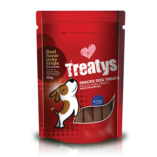 Snack Treatys Beef Flavor Jerky Strips
