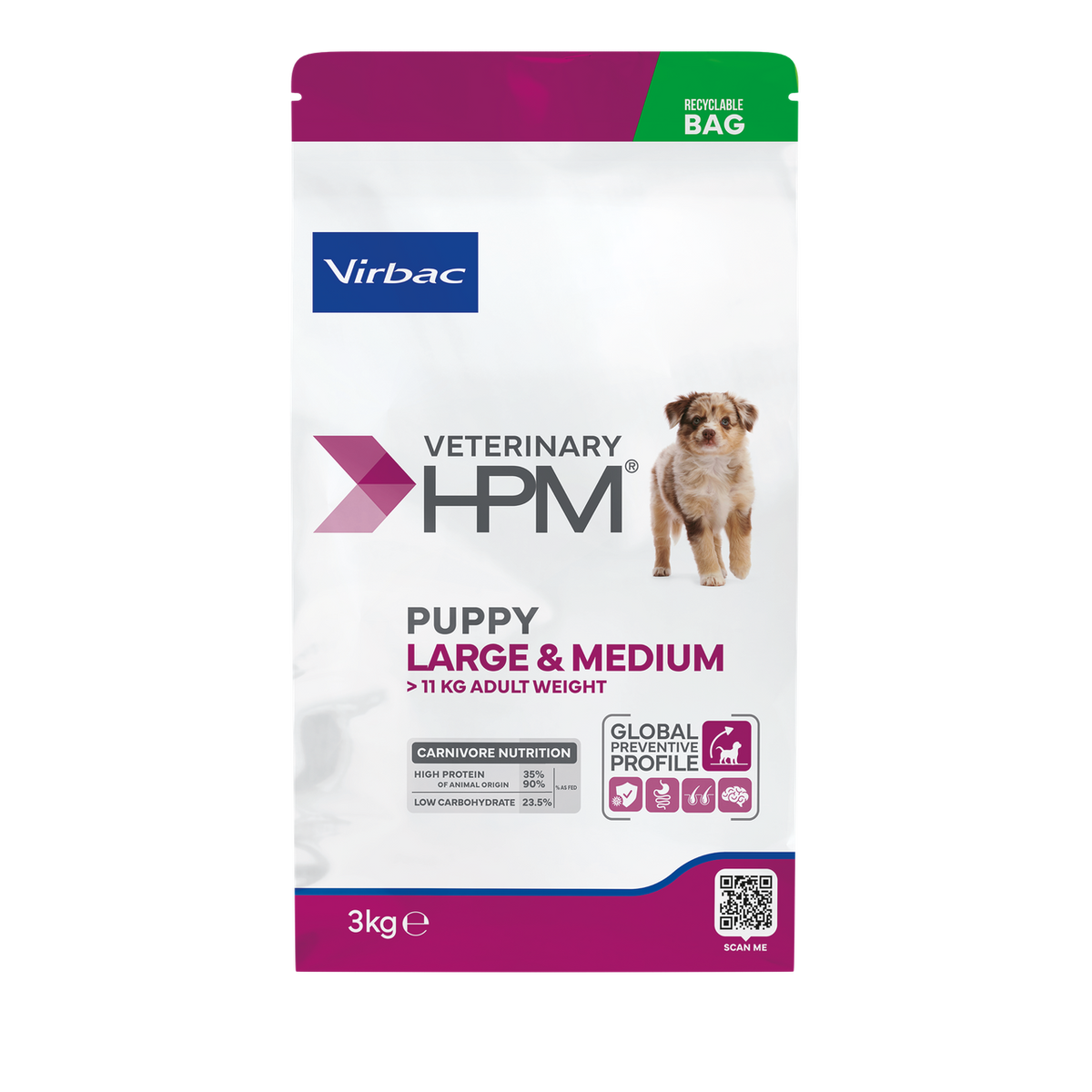 Virbac HPM Puppy Dog Large & Medium