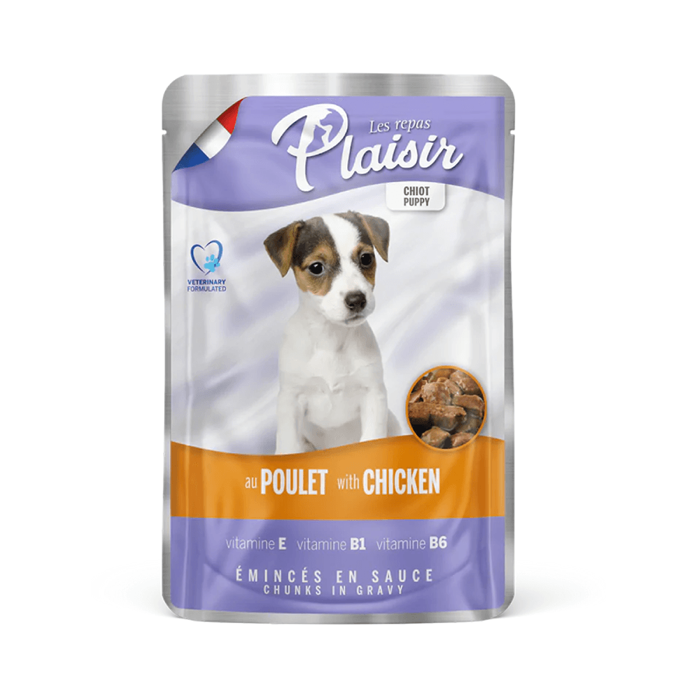Alimento Húmedo Puppy Plaisir Pouch Pollo En Salsa 100 g