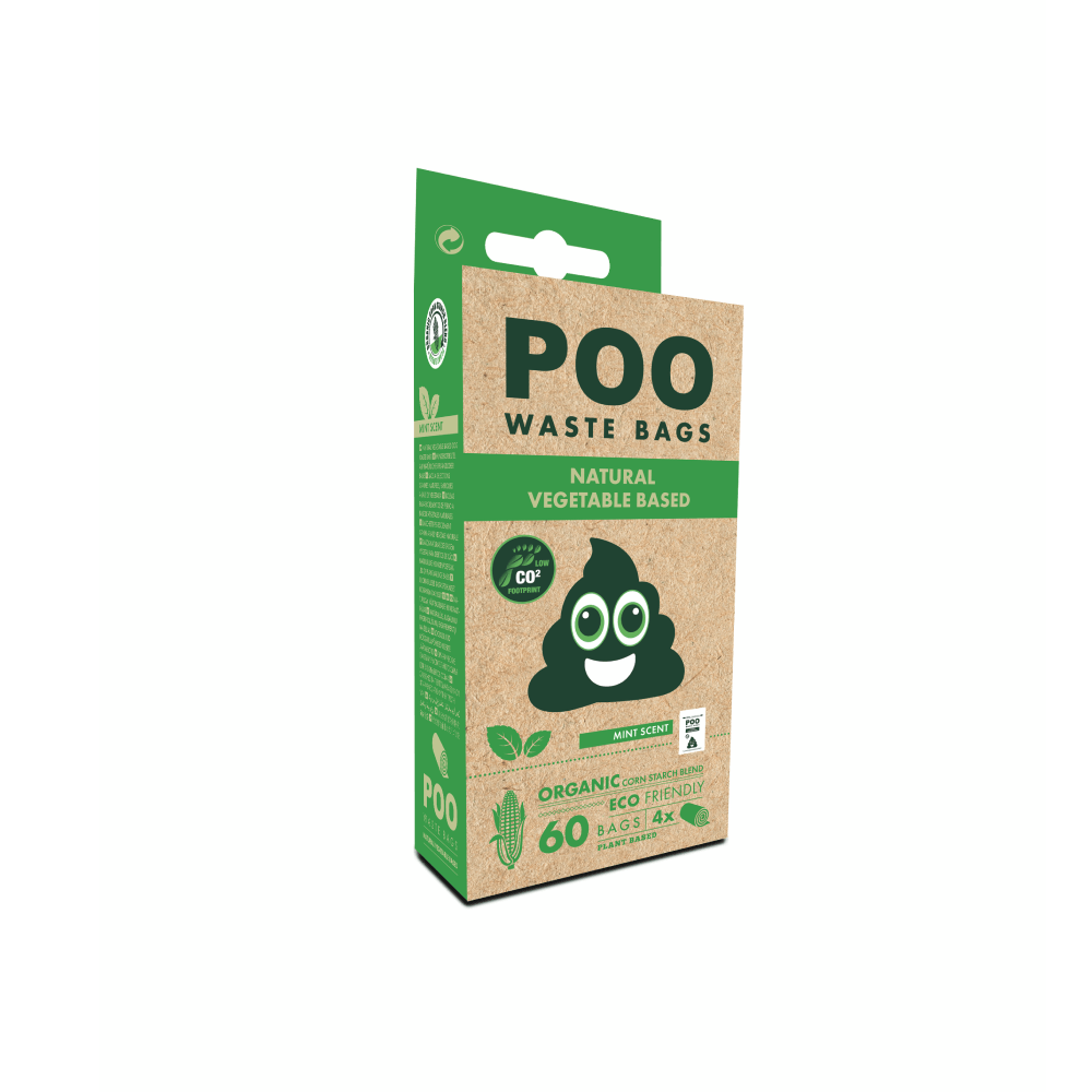 Bolsas M-PETS POO Aroma Menta 60 Bolsas