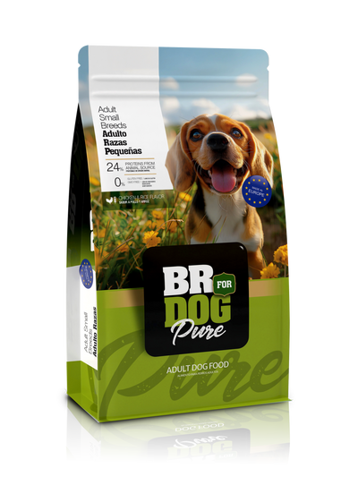 Br for Dog Pure Comida Perro Adultos Raza Pequena Pollo