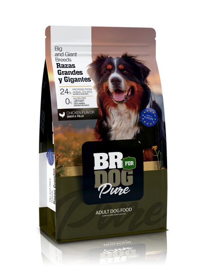 Br for Dog Pure Comida Perros Adultos Raza Grandes Cordero