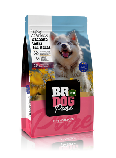 Br for Dog Pure Comida Cachorros Todas Razas Cordero