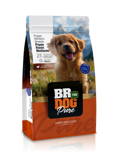 Br for Dog Pure Comida Cachorros Raza Mediana