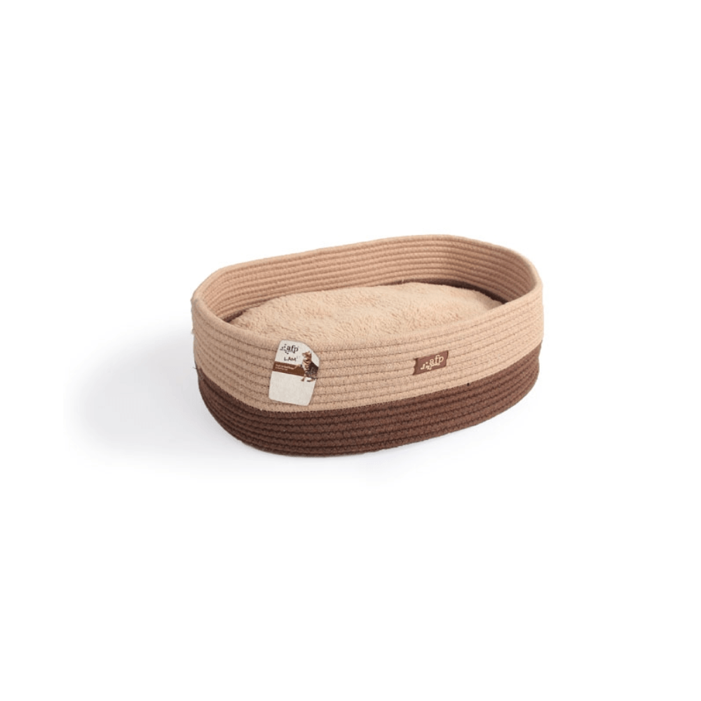 Cama Para Gato Afp Oval Cat Bed Tan 41 x 30 x 13 cm