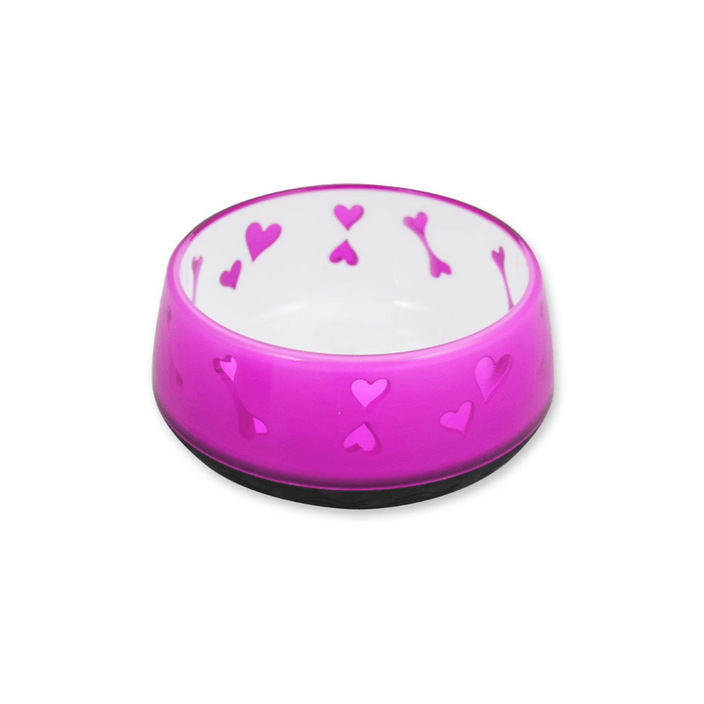 Comedero Para Perro Dog Love Pink S