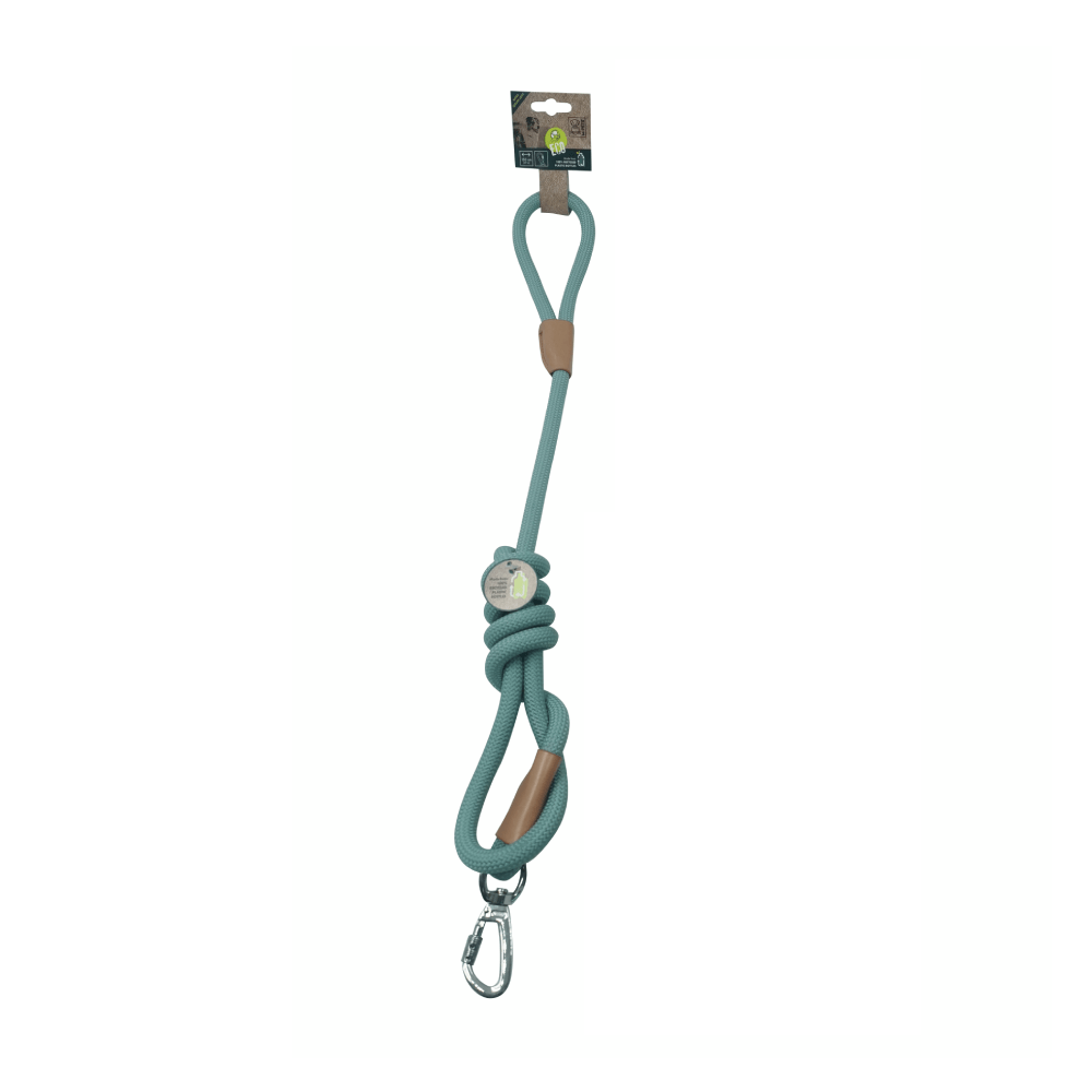 Correa Para Perro M-PETS Eco Con Bloqueo Seguro Azul 150 cm