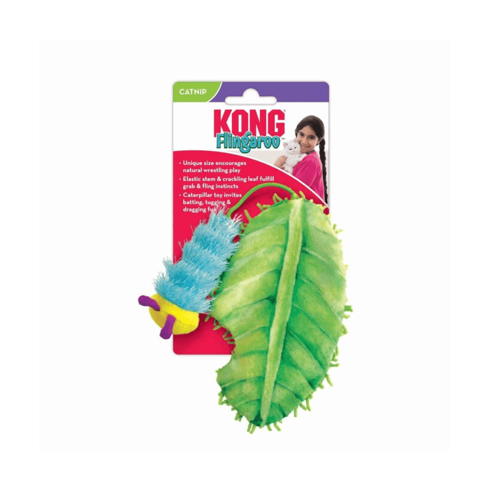 Juguete Para Gato Kong Flingaroo Caterpillar Único