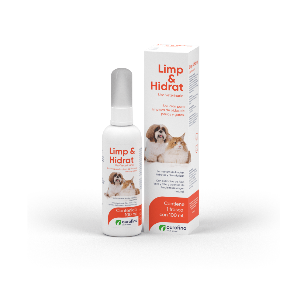 Solución Para Limpieza De Oídos De Perros Y Gatos Limp And Hidrat 100 ml