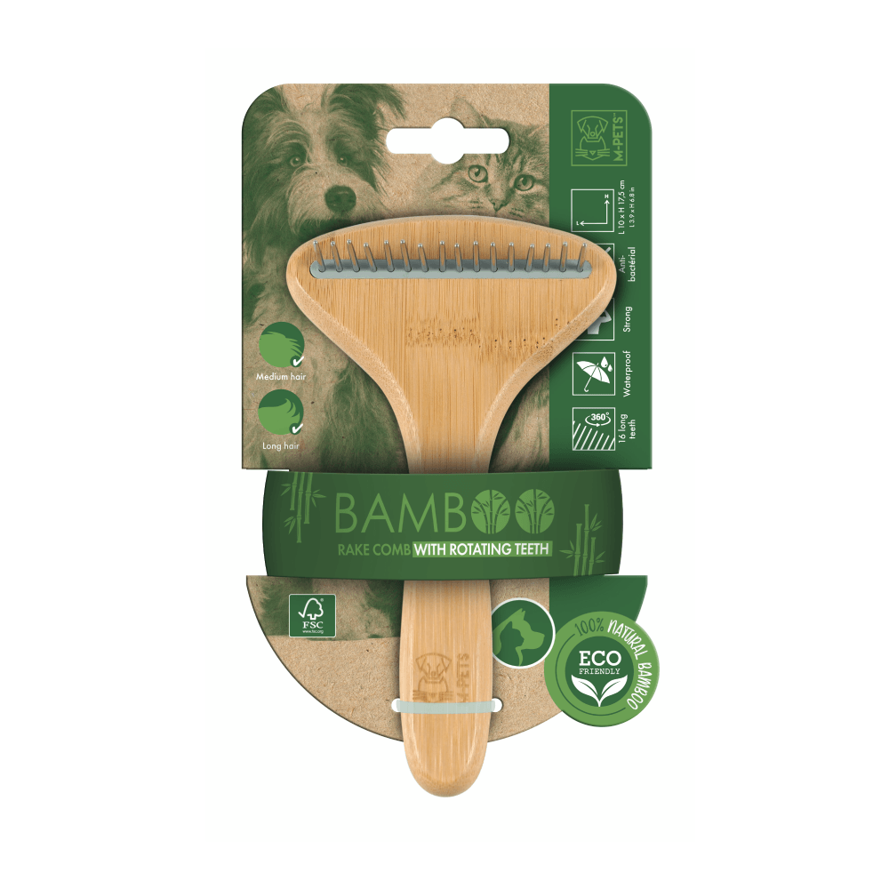 Peine Para Mascota M-PETS Rake Comb 16 Dientes Único