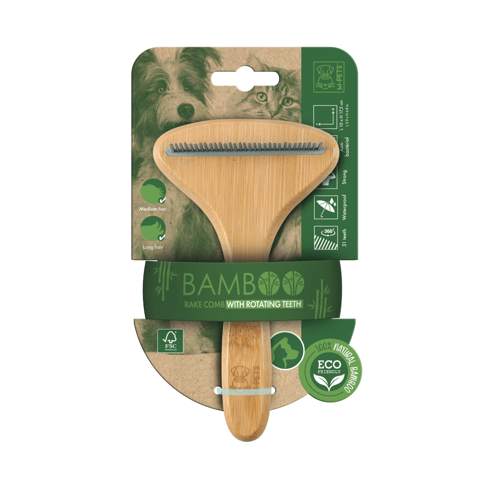 Peine Para Mascota M-PETS Rake Comb 31 Dientes Único