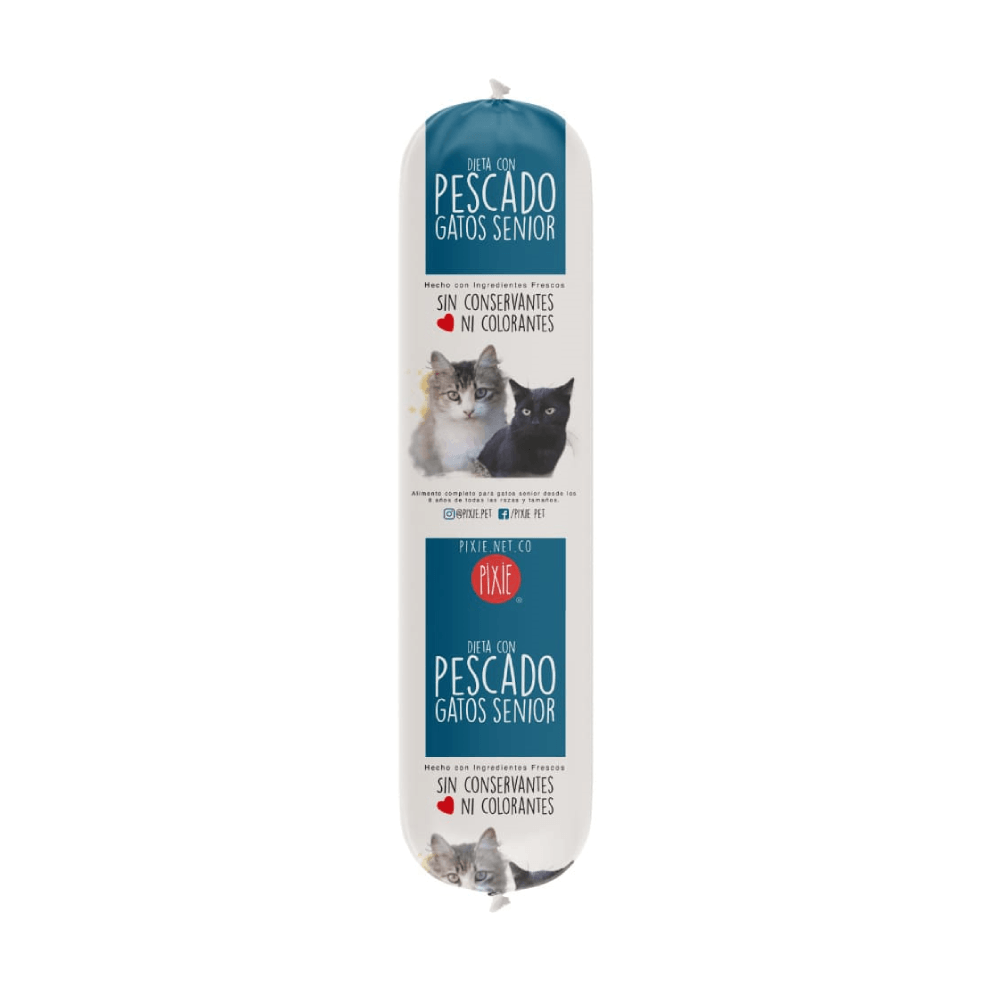 Alimento Húmedo Para Gato Senior Pixie Dieta De Pescado 200 g